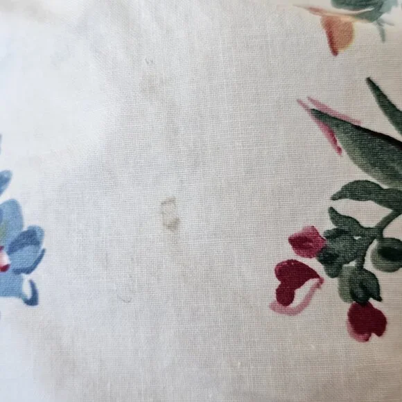 RALPH LAUREN ELAINE VALERIA BEDSKIRT Full Size COTTON 13" DROP Floral USA Made - Picture 10 of 10